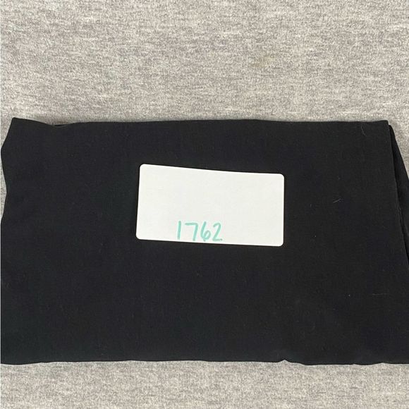 PerSception Concepts Womens Black Short Sleeve Tapered 2 Button V Neck Blouse XL - Picture 9 of 10